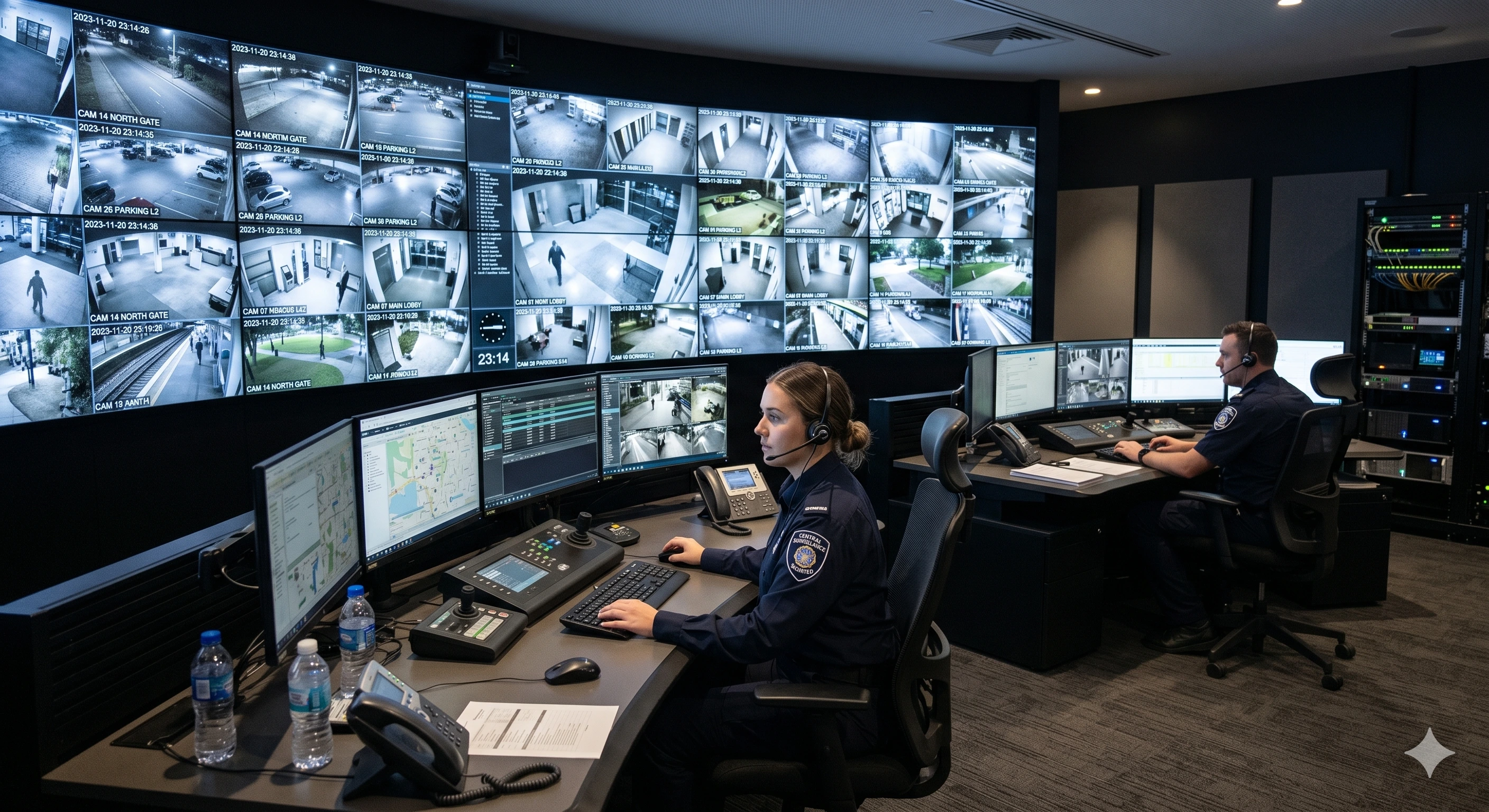 24/7 CCTV Surveillance Room